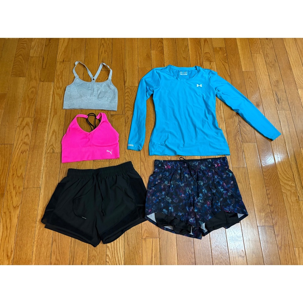 Activewear Bundle Under Armour Puma All in Motion Avia Dyce Active 5pc Set Sz M